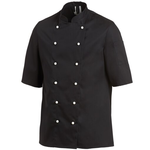 Kochjacke Unisex 12/1094 schwarz Gr. 52