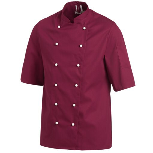 Kochjacke Unisex 12/1094 bordeaux Gr. 62