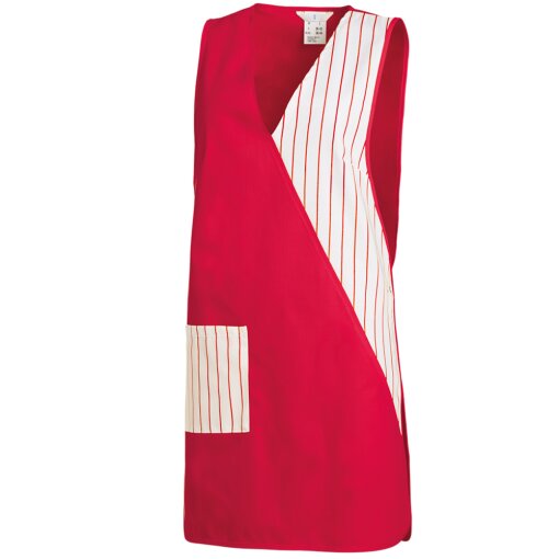 Überwurfschürze Damen 08/596 rot Gr. I