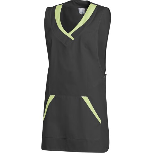 Überwurfschürze Damen 08/2526 schwarz/hellgrün Gr. II