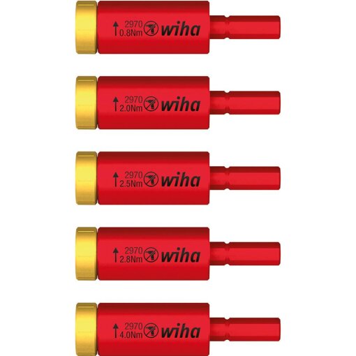 Drehmoment-Adapter-Satz VDE 5-teilig Wiha