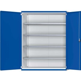 Schwerlastschrank B1485 x T400 x H1950 mm RAL7035/5010...