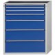 Schubladenschrank V1060 Modell 4005 V- RAL 7035 / RAL 5010