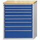 Schubladenschrank V1060 Modell 4006 V- RAL 7035 / RAL 5010