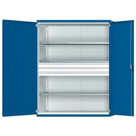 Schwerlastschrank B1485 x T630 x H1950 mm RAL7035/5010...