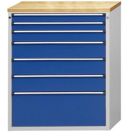 Schubladenschrank V1060 Modell 4009 V- RAL 7035 / RAL 5010