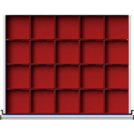 Kleinteilekasten-Set für Schubladen B750 x T600 mm ab FH 90-150 mm