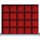 Kleinteilekasten-Set für Schubladen B750 x T600 mm ab FH 90-150 mm