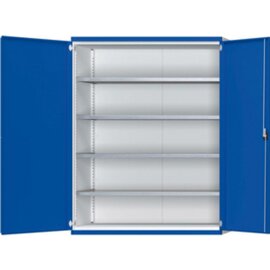 Schwerlastschrank B1485 x T500 x H1950 mm RAL7035/5010 o....