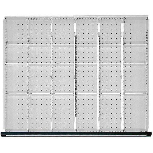 Schubladeneinteilungssatz für FH 60 mm 1/6 Teilung für Schublade B750 x T600 mm