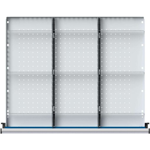 Schubladeneinteilungssatz für FH 180 mm 1/3 Teilung für Schublade B750 x T600 mm