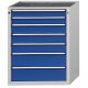 Schubladenschrank V760 Modell 3005 V- RAL 7035 / RAL 5010