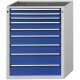 Schubladenschrank V760 Modell 3008 V- RAL 7035 / RAL 5010