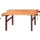 Schreinerhobelbank B1500 x T1000 x H850 mm Plattenmaß B1500 x T1000 mm 4 Paar Steck-Spannbacken