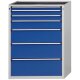 Schubladenschrank V910 Modell 4005 V- RAL 7035 / RAL 5010