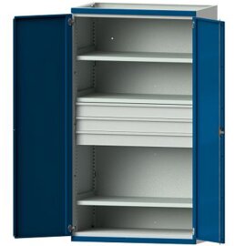Schwerlastschrank B1085 x T630 x H1950 mm RAL7035/5010...