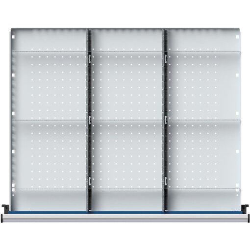Schubladeneinteilungssatz für FH 60 mm 1/3 Teilung für Schublade B750 x T600 mm