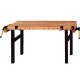 Schreinerhobelbank B1500 x T 650 x H850 mm Plattenmaß B1500 x T650 mm 2 Paar Steck-Spannbacken