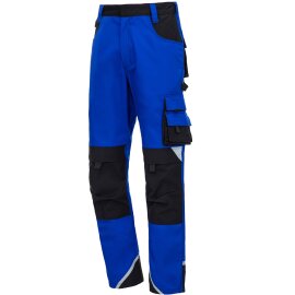 Arbeitshose lang Motion Tex Plus 7611 königsblau / schwarz Gr. 52 Nitras