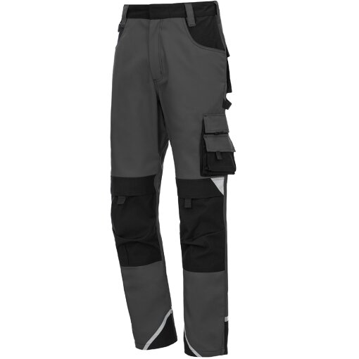 Arbeitshose lang Motion Tex Plus 7612 grau / schwarz Gr. 56 Nitras
