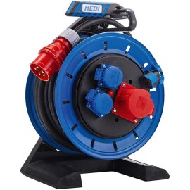CEE-Vollkunststoff-Kabeltrommel Generation 7 Companion H07RN-F 5G2,5 Hedi