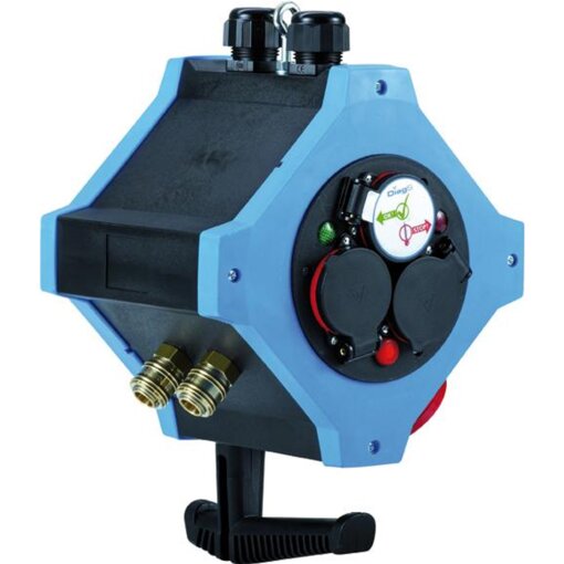 Energie-Hängeverteiler IP44 6 x Schutzkontakt 1 x CEE 5 x 16A 2 x DL Hedi