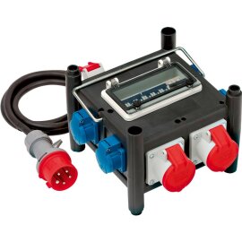 Kleinstromverteiler 16A H07RN-F5G2,5 2m CEE 2 x CEE 400V + 5 x 230V Brennenstuhl