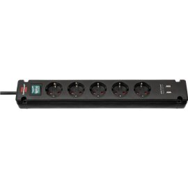 Steckdosenleiste H05VV-F3G1,5 Bremounta USB Brennenstuhl