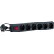Steckdosenleiste 6-fach H05VV-F3G1,0 1,4m IP20 Hedi