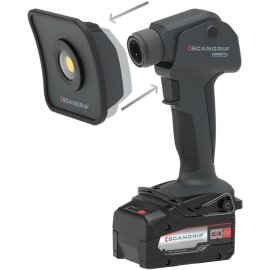 Wechselaufsatz Flood 750-1500 Lumen für Multilight Scangrip