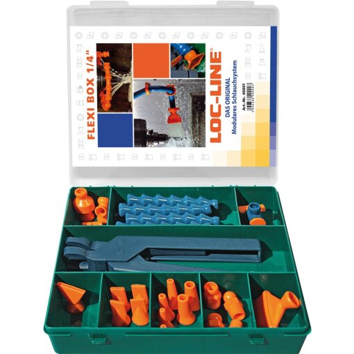 Kühlmittelschlauch-Satz Flexi-Box 27-teilig 1/4" LocLine