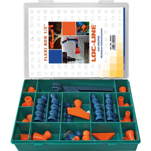 Kühlmittelschlauch-Satz Flexi-Box 30-teilig 1/2" Loc-Line®