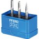 Frässtift-Satz HSS 6 mm 3-teilig A-C-K Ø 6 mm Zahnung Z3 Pferd