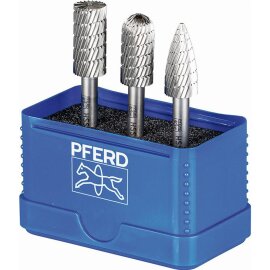 Frässtift-Satz HSS 12 mm 3-teilig A ST-C-K...