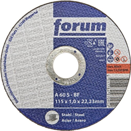 Trennscheibe Stahl T41 gerade FORUM