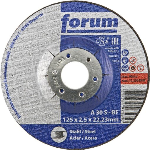 Trennscheibe Stahl/Guss T41 gerade FORUM