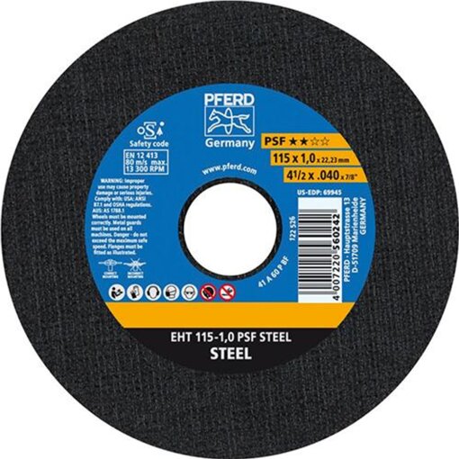 1 Stück Trennscheibe A46PPS gerade 178 x 1,6 mm Pferd