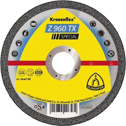 Trennscheibe Z960TX gerade Klingspor