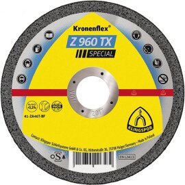 Trennscheibe Z960TX gerade Klingspor