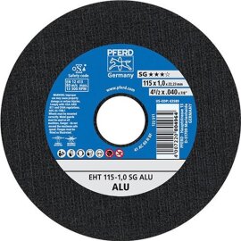 Trennscheibe gerade für Aluminium SG Pferd