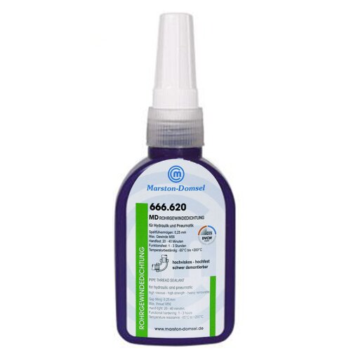 Rohrgewindedichtung hochfest - hochviskos - schwer demontierbar 666.620