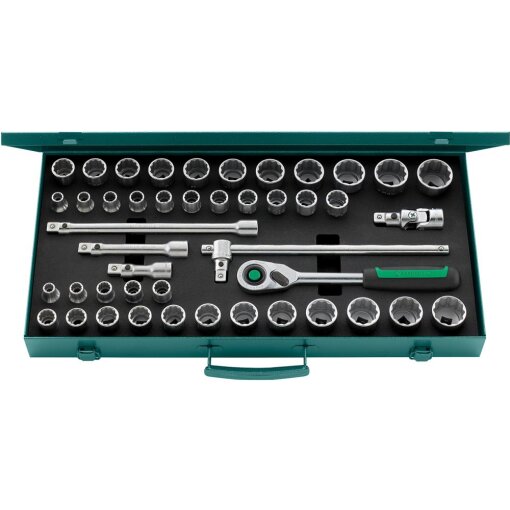 Steckschlüssel-Garnitur 1/2", Nr. 50MA/39/6QR