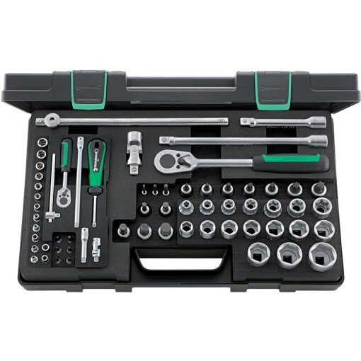 Steckschlüssel-Garnitur 1/4" und 1/2", Nr. 86TX