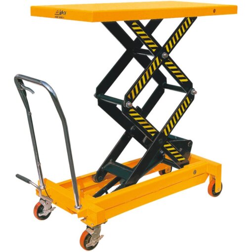 Doppel-Scherenhubtisch fahrbar 700 kg