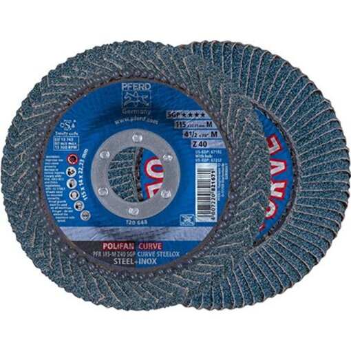 Fächerschleifscheibe Z SGP CURVE Pferd