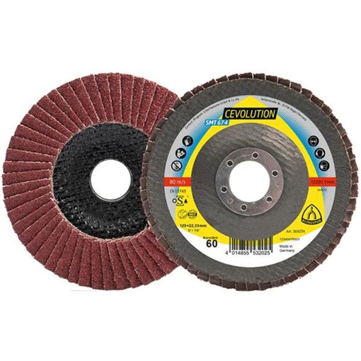 Fächerschleifscheibe Keramik SMT 674 Supra CEVOLUTION