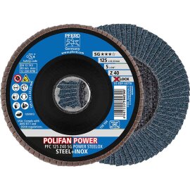 Fächerschleifscheibe Z SG Power Steelox Polifan Pferd