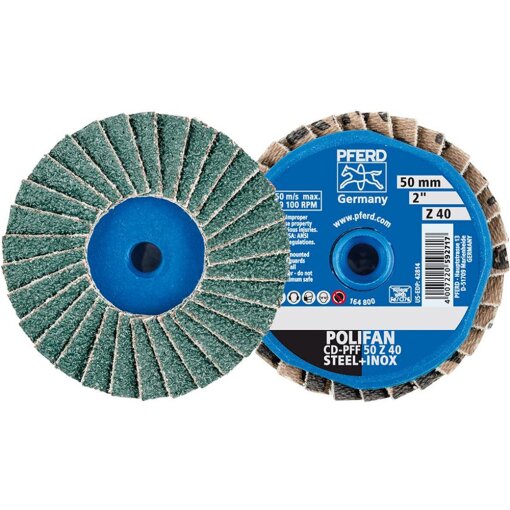 COMBIDISC-Fächerschleifscheibe Mini-POLIFAN CD-PFF Z Pferd