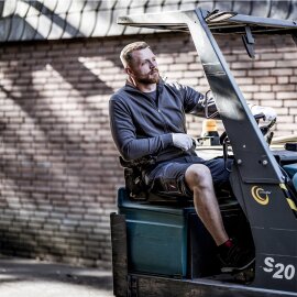 Sweatjacke Motion Tex Light 7020 grau Gr. 2XL Nitras