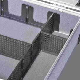 Werkzeugkoffer AluPlus Tool L 44-1 silber Allit